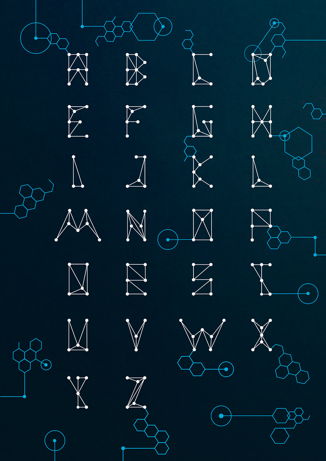 Connect the dots font