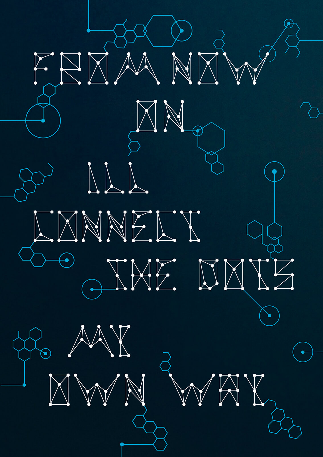 Connect the dots font