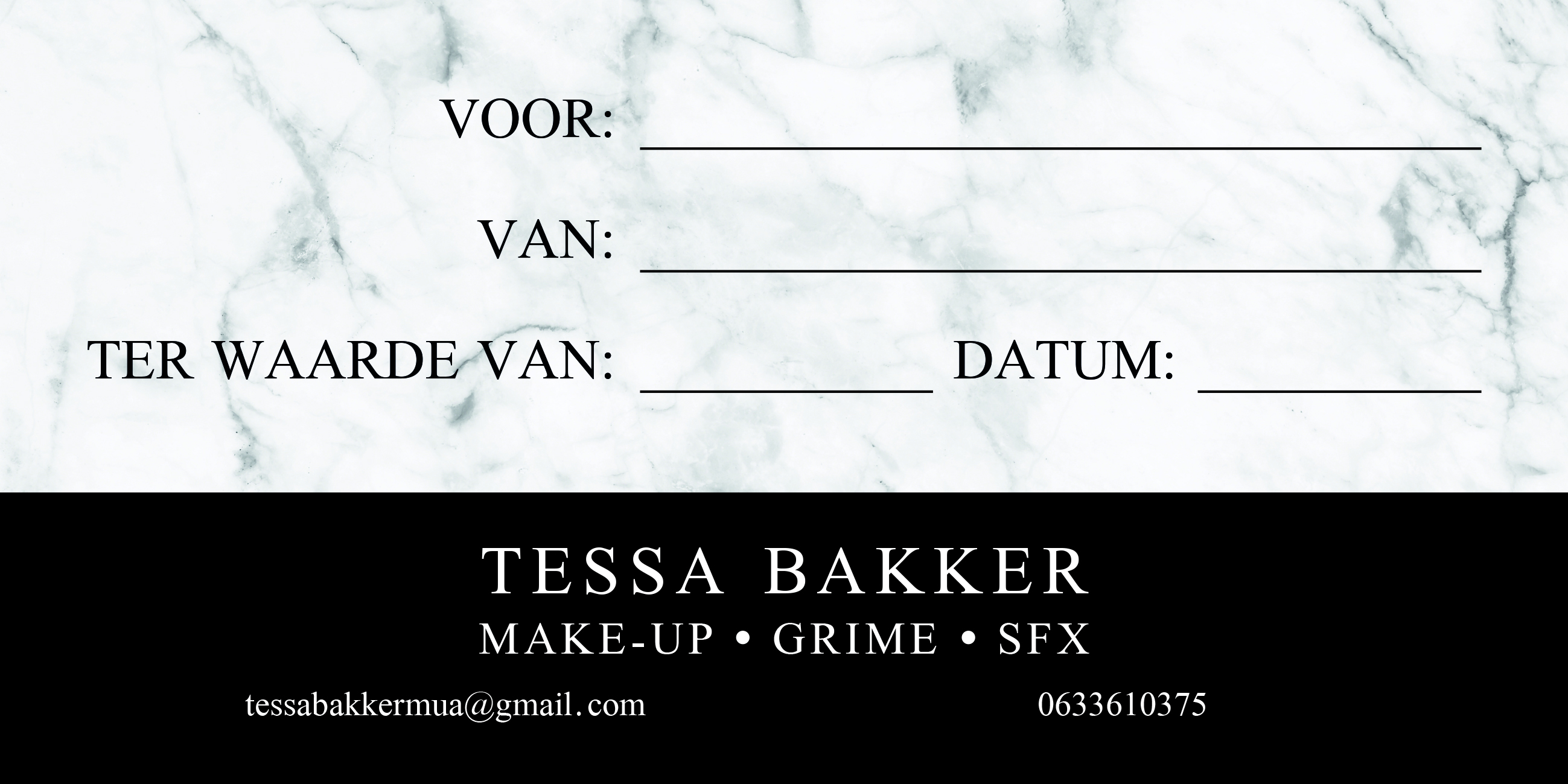 Tessa Bakker - Make-up Artist